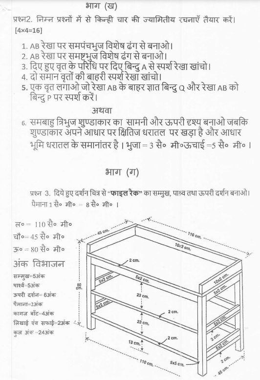 HP Board 10th Art Model Paper 2024 Download Class 10 Art Sample Paper PDF